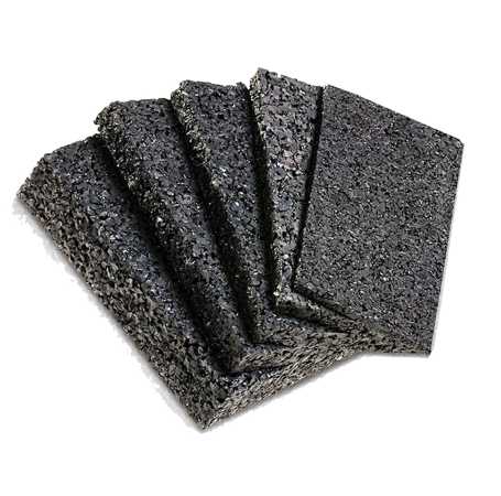 100mm x 50mm Terrassenpad - 90 x 90 mm Terrassenpads, Gummigranulat-Pads, Terrassenbau